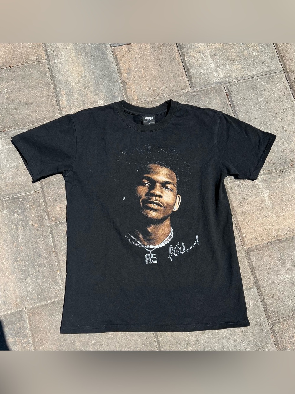 Wear Icy Anthony Edwards Minnesota Timberwolves Graphic Tee Black Heavyweight M